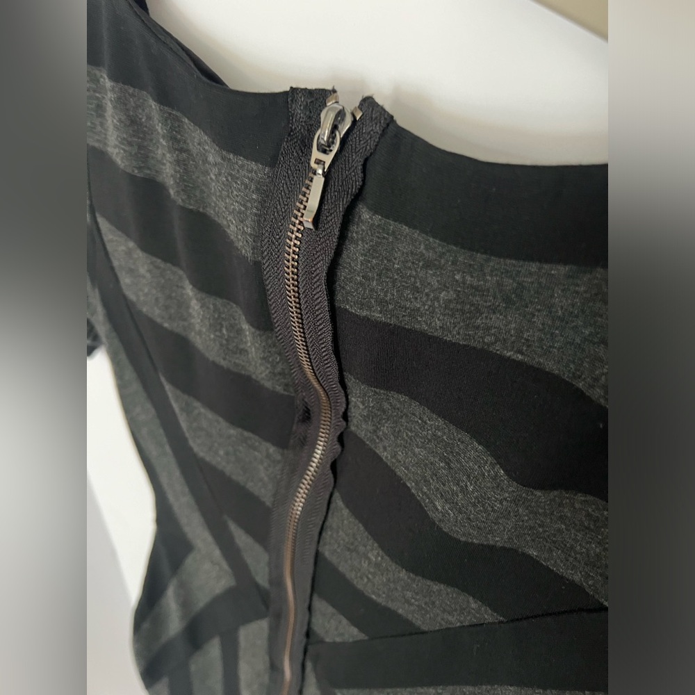 Anthropologie Maeve Geoplane Stripe Pencil Short Sleeve Dress 0 - Picture 6 of 6